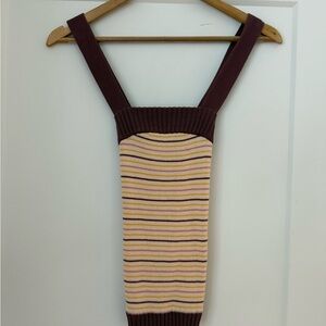 Marc Jacobs Purple and Cream Knit Top